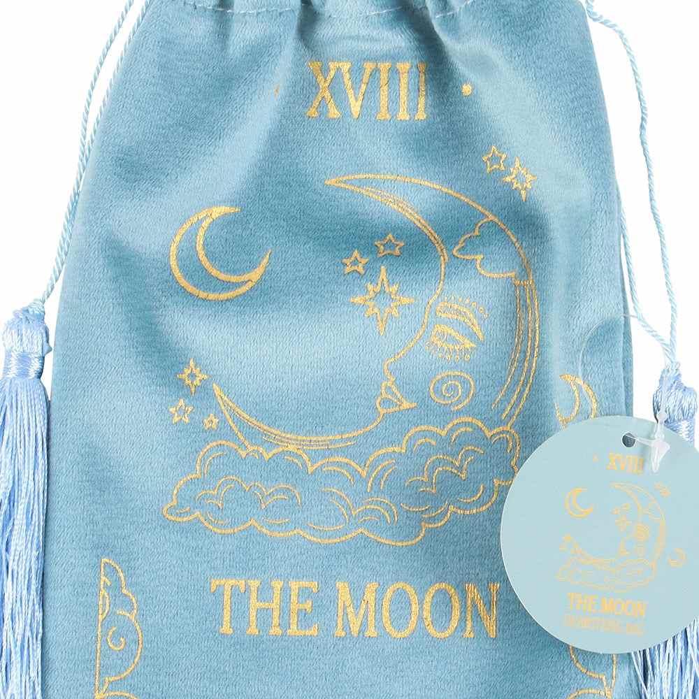 Something Different - The Moon Vintage Tarot Velvet Pochette Ã  cordon - Multicolore
